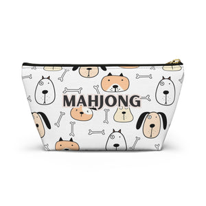 Cute and Fun Puppy Dog Mahjong Pouch for Easy Storage