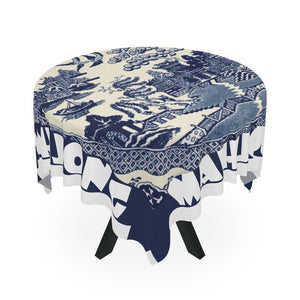 Mahjong Game, Chinoiserie Mahjong Tablecloth, Tablecloth