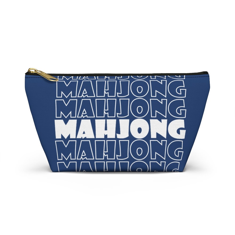 Blue Mahjong Pouch