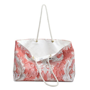 PinkWhite Mahjong Tote Bag