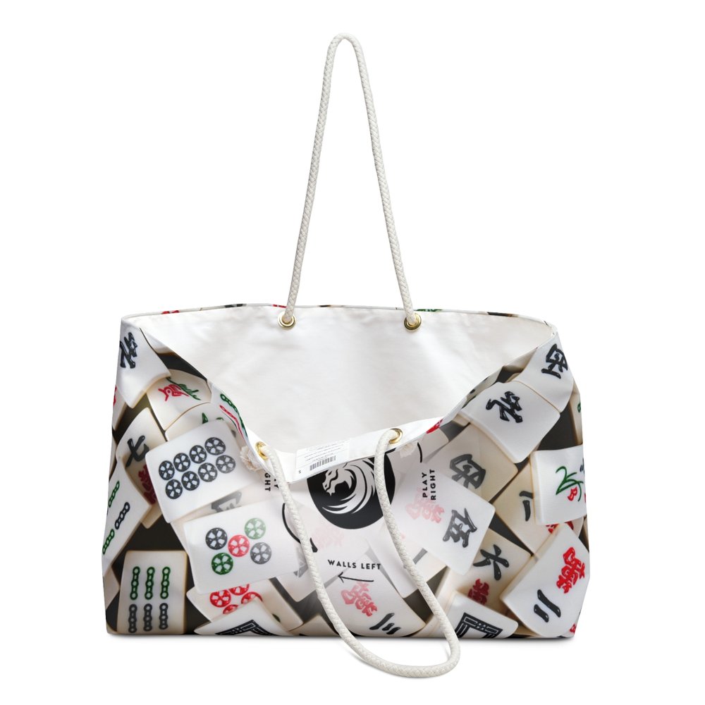 Mahjong Design Weekender Bag