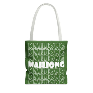 Green Mahjong Tote Bag