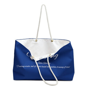 Blue Mahjong Tote Bag