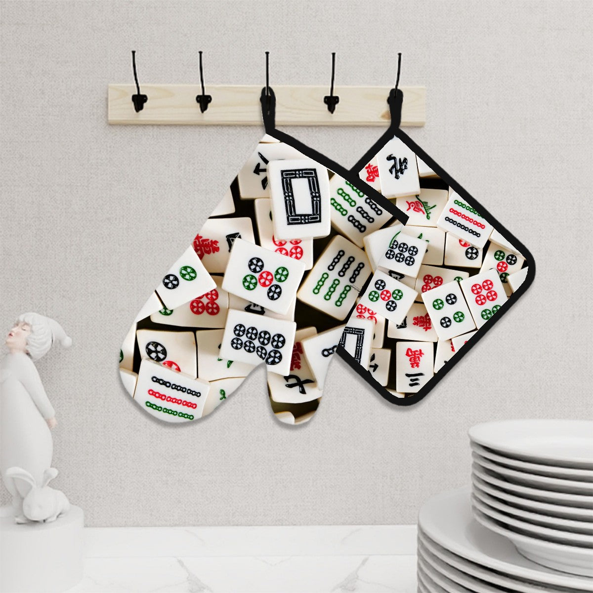 Oven Mitts and Pot Holders Sets (Right Hand)