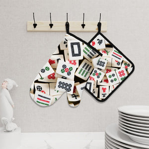 Oven Mitts and Pot Holders Sets (Right Hand)