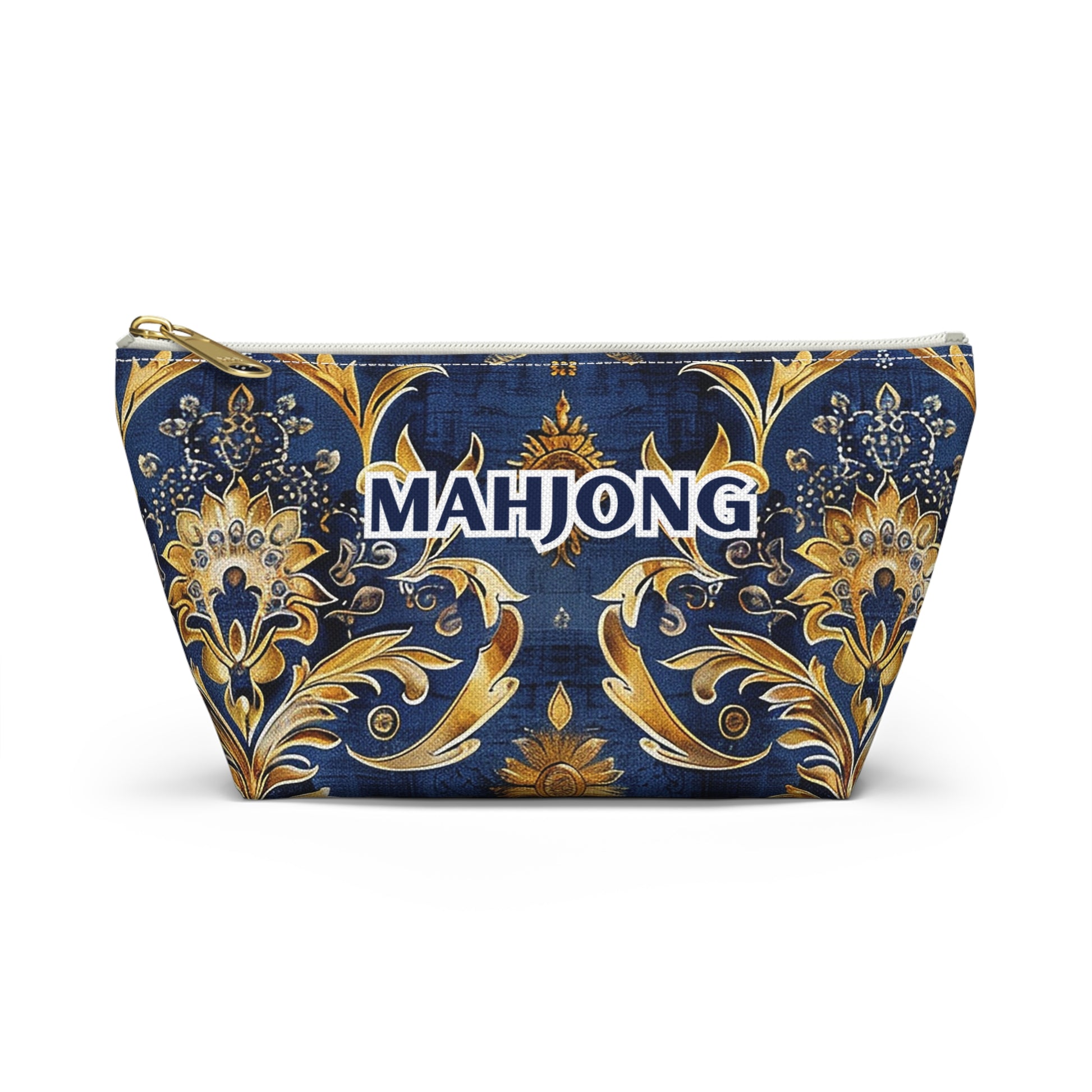 Hints of Gold Kaleidoscopic Mahjong Pouch