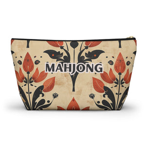 Orange Petal Mahjong Pouch