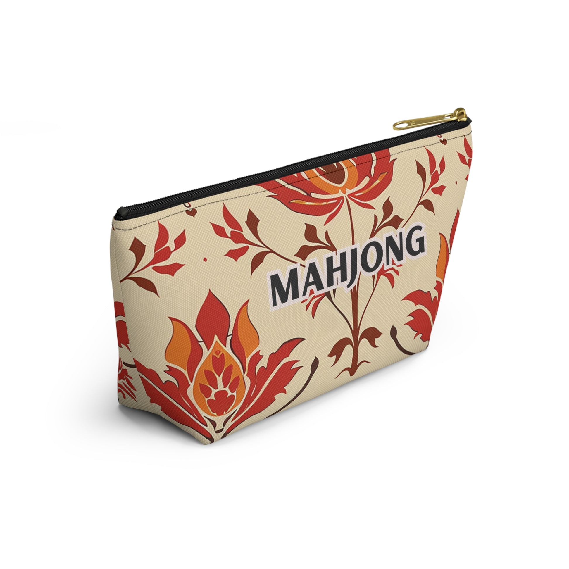Zesty Blossoms Mahjong Pouch