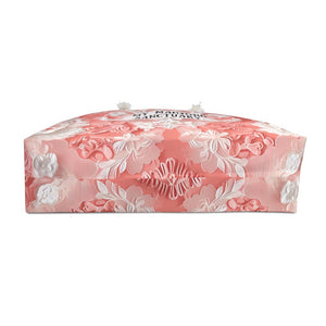 PinkWhite Mahjong Tote Bag