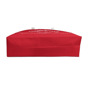 Dark Red Stylish Mahjong Tote Bag