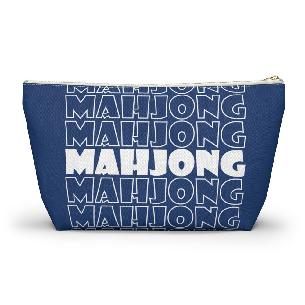Blue Mahjong Pouch