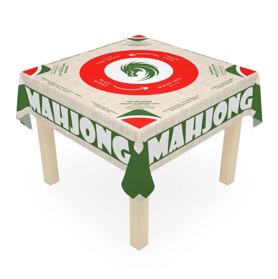 Elegant Mahjong Tablecloth - Perfect for Chinese and American Mahjong Players