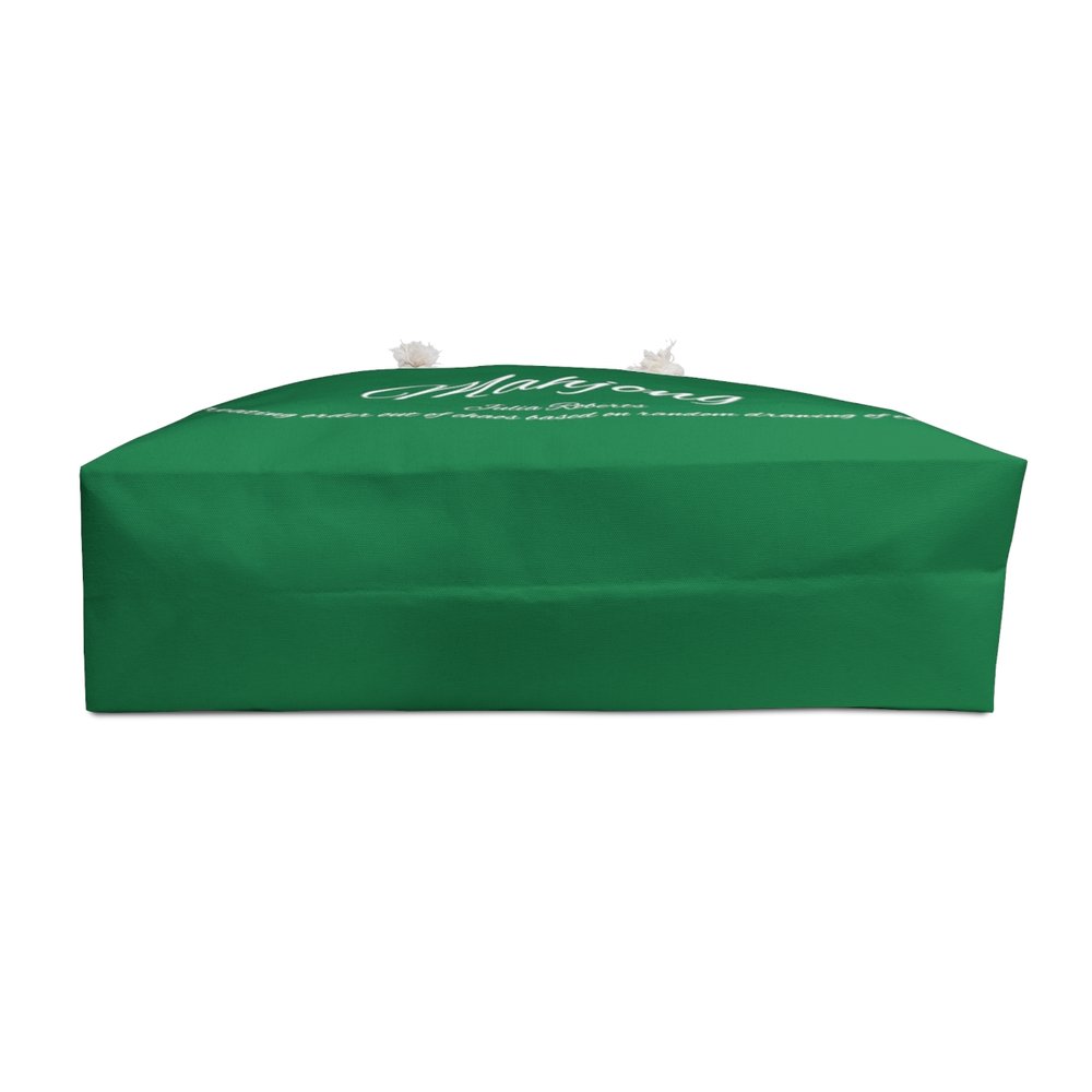 Green Mahjong Tote Bag