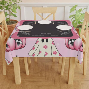 Halloween Mahjong Instructional Tablecloth - Perfect for Events, Mahjong Games, and Halloween Parties