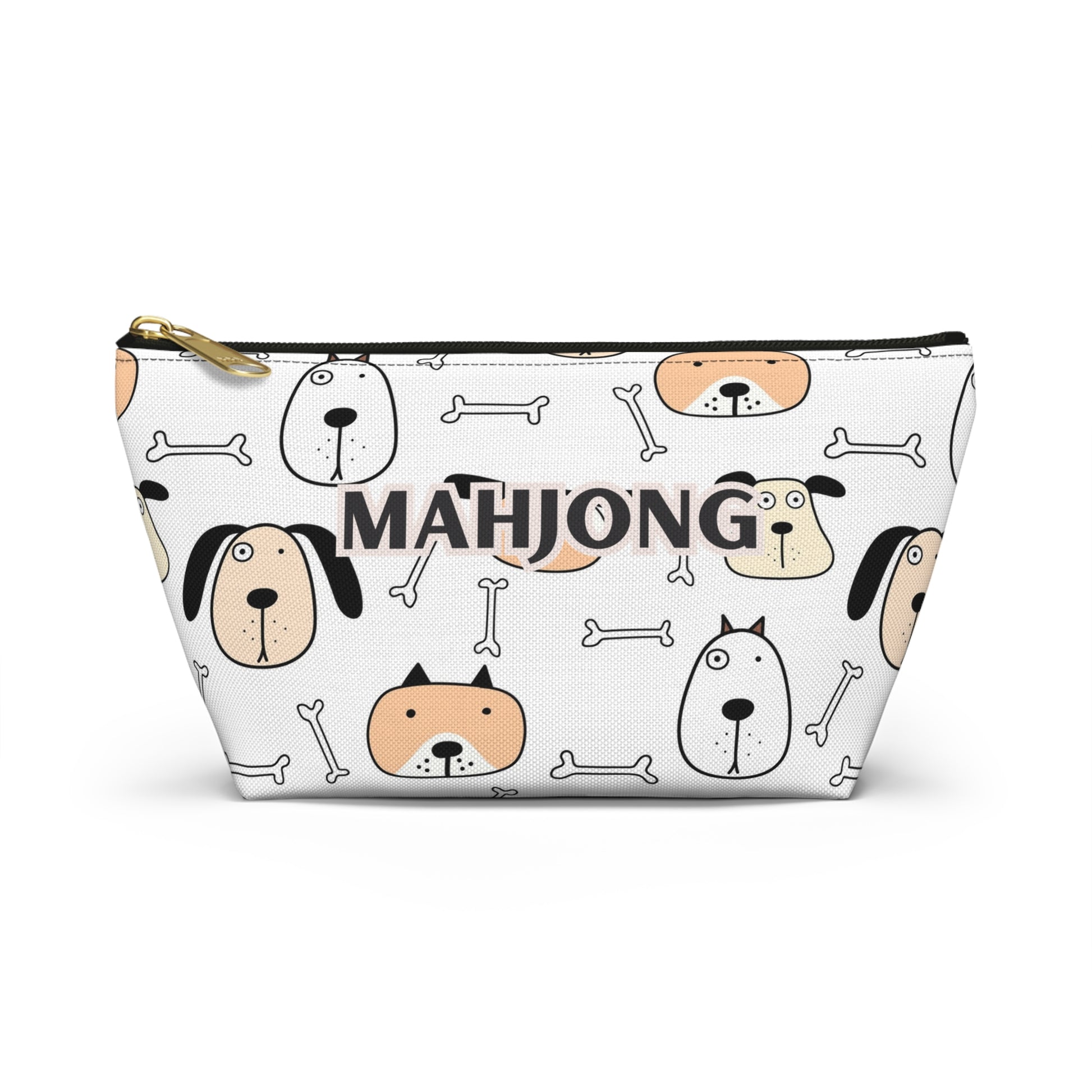 Cute and Fun Puppy Dog Mahjong Pouch for Easy Storage