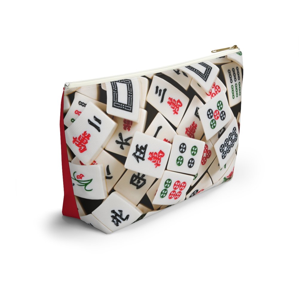 Red Mahjong Tile Pouch
