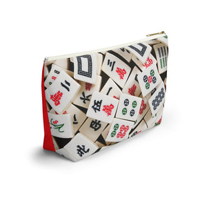 Bright Red Mahjong Pouch