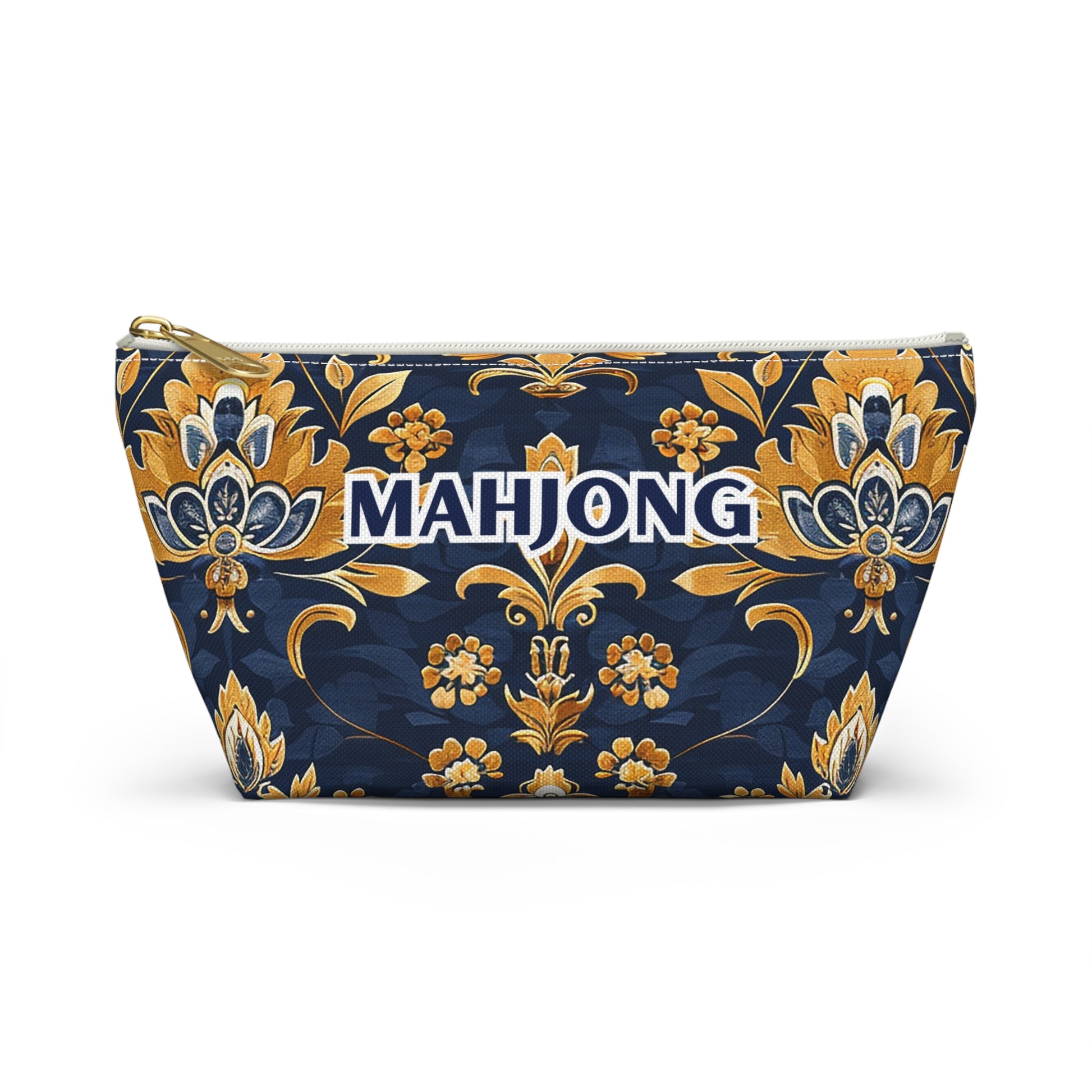 Blue Kaleidoscopic Mahjong Pouch