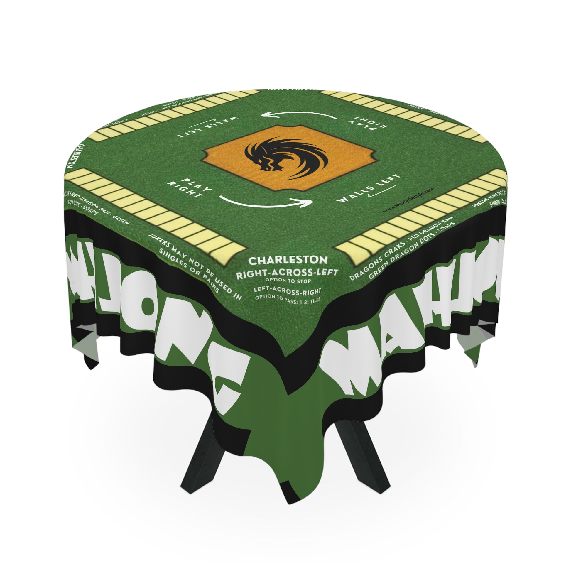 Green Mahjong Design