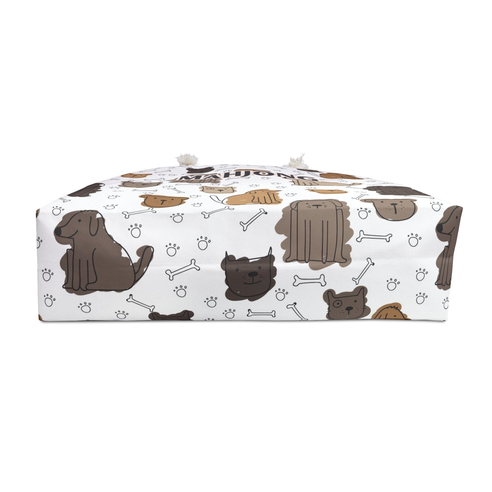 Puppy Dog Mahjong Tote for Everyday Essentials