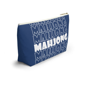 Blue Mahjong Pouch