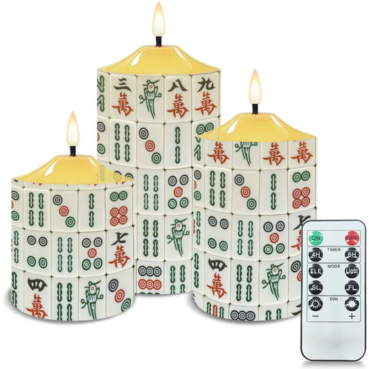 Flameless Candles Lamp Set of 3