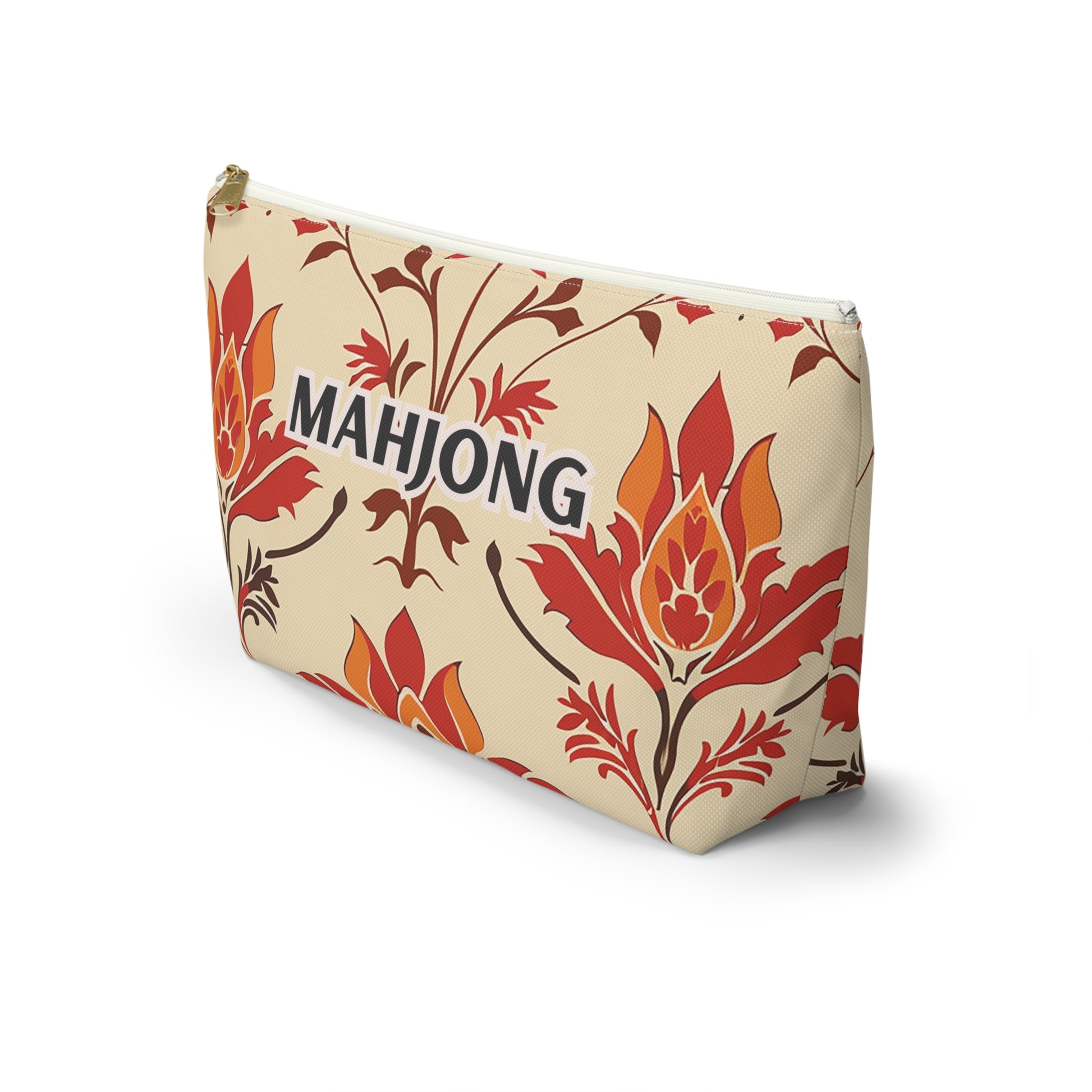 Zesty Blossoms Mahjong Pouch