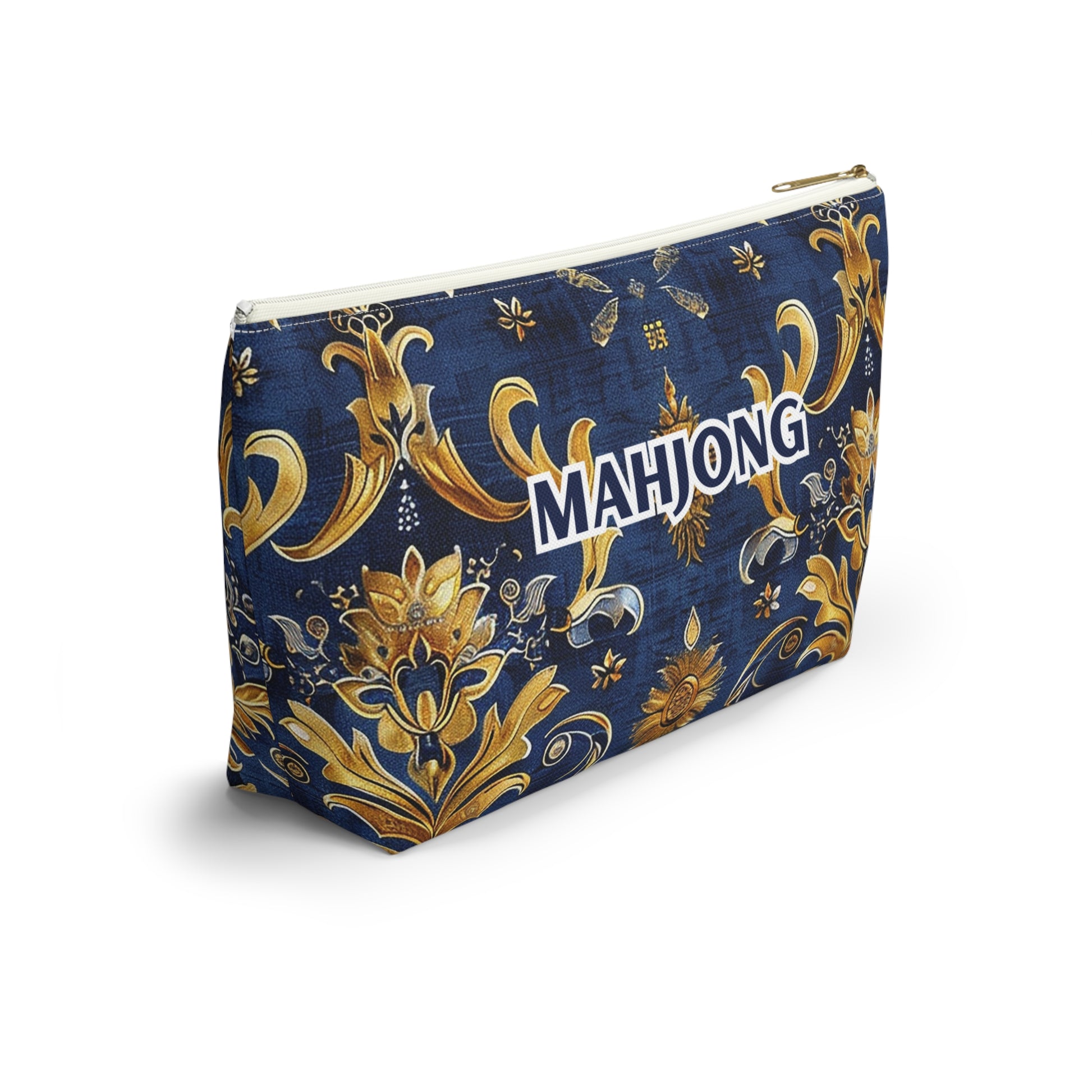 Hints of Gold Kaleidoscopic Mahjong Pouch
