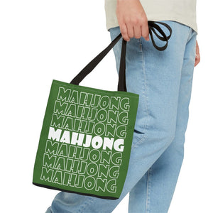 Green Mahjong Tote Bag