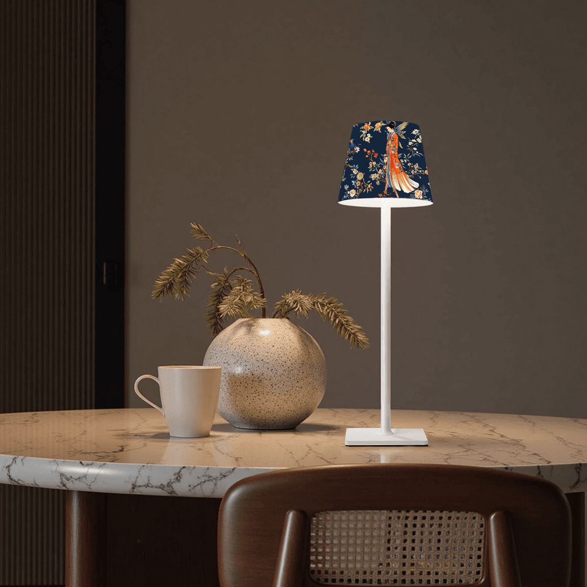 Rechargeable Asian-Inspired Accent Lamp