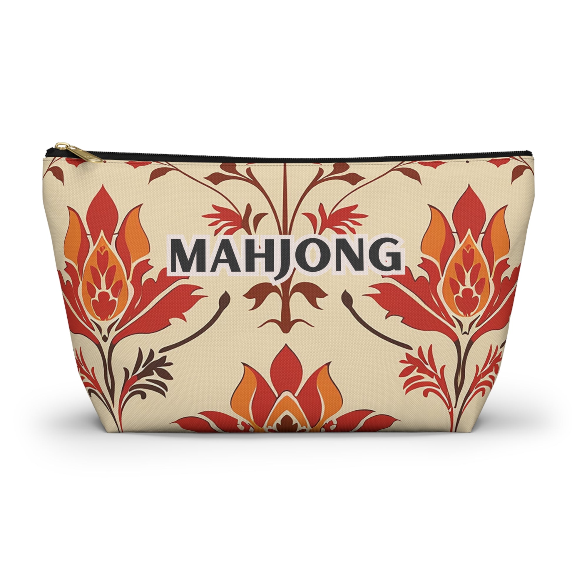Zesty Blossoms Mahjong Pouch