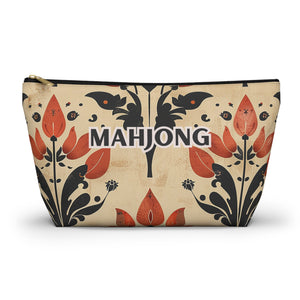 Orange Petal Mahjong Pouch