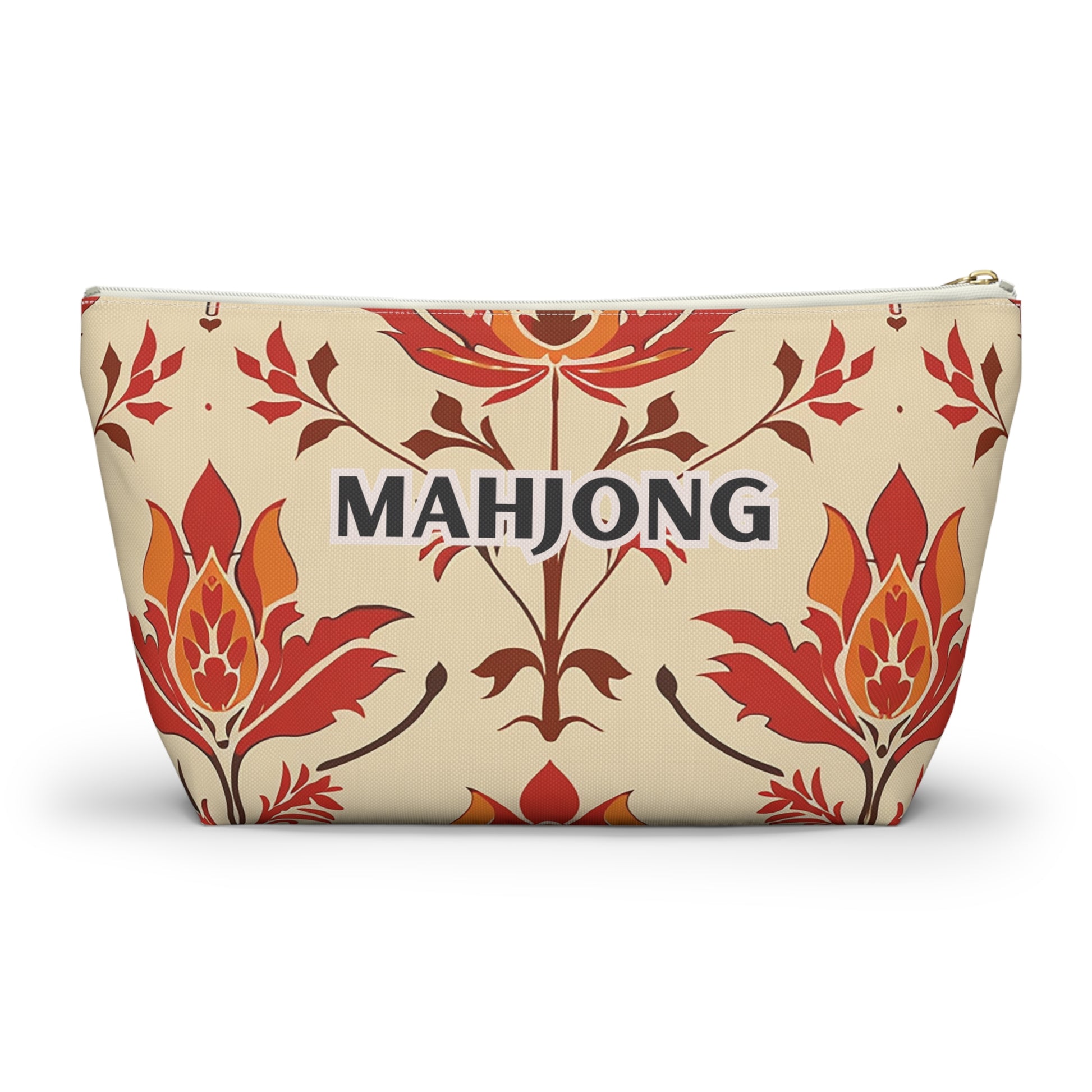 Zesty Blossoms Mahjong Pouch