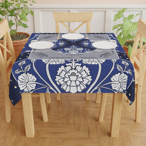 Dark Blue Floral Design