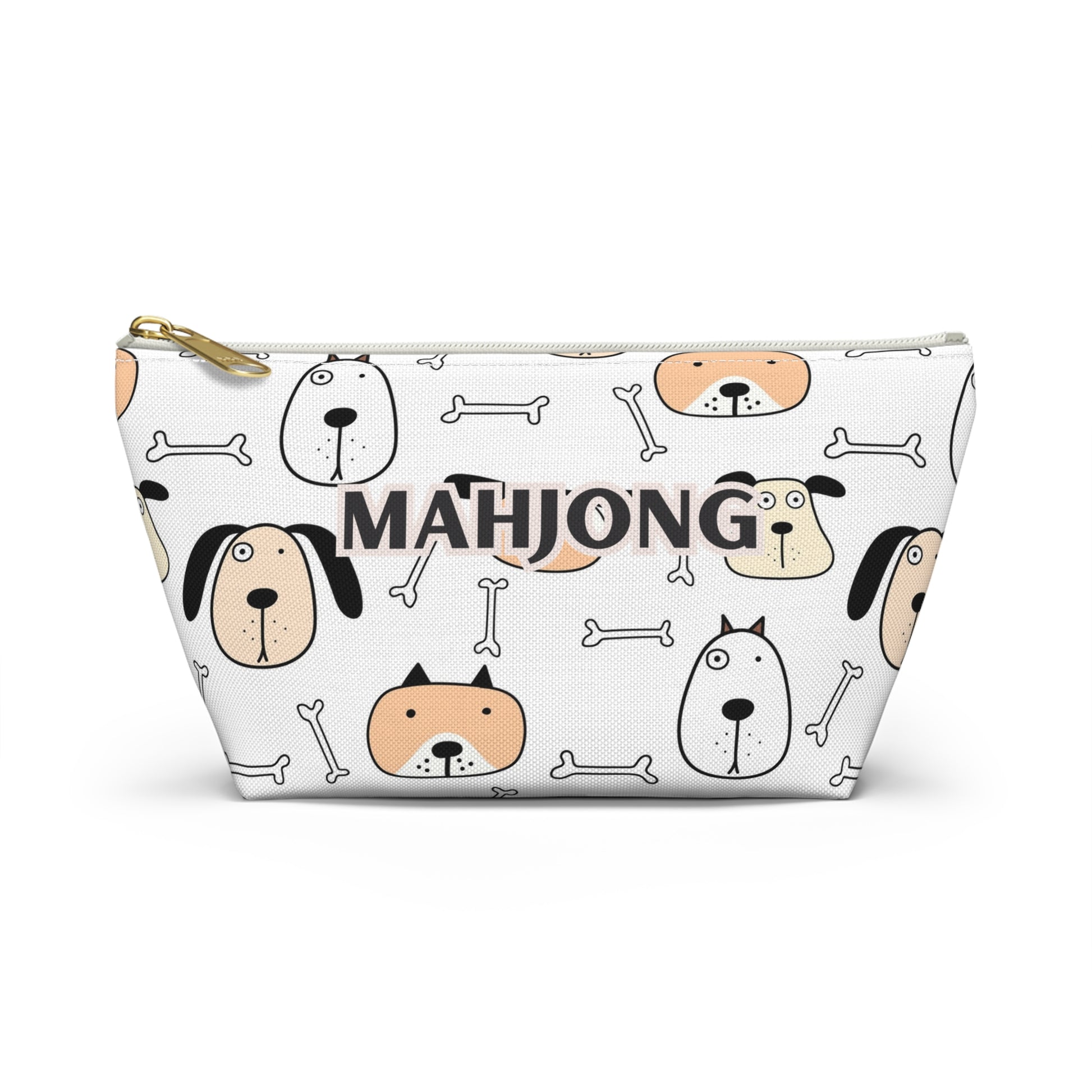 Cute and Fun Puppy Dog Mahjong Pouch for Easy Storage