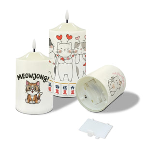 Flameless Candles Lamp Set of 3