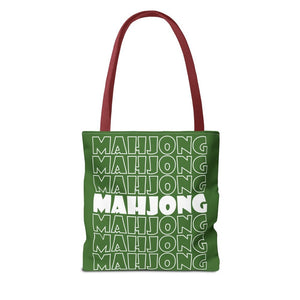 Green Mahjong Tote Bag