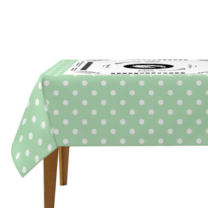 Polka Dot Mahjong Tablecloth – 60 Inch