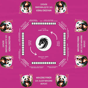 Customizable Panda Mahjong Tablecloth Easy-to-Read Instructions