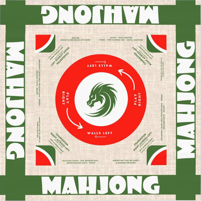 Elegant Mahjong Tablecloth - Perfect for Chinese and American Mahjong Players