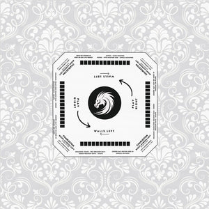 Elegant White Mahjong Tablecloth - Perfect for Game Nights