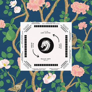 Floral Pink Flowers Mahjong Tablecloth – Elegant & Durable Cover for Mahjong Players