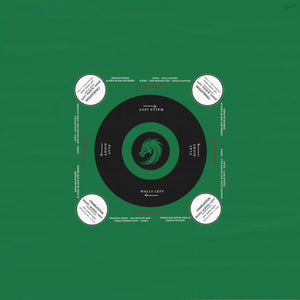 Green and Colorful Circles Mahjong Tablecloth-Handmade Table Cover for Game Nights