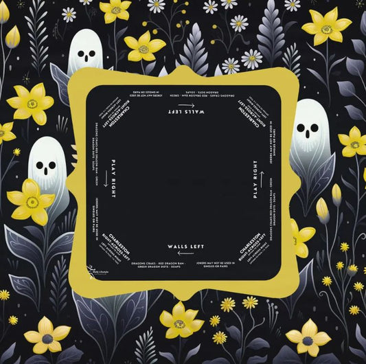 Halloween Themed Mahjong Tablecloth - Perfect for Events, Mahjong Games, and Halloween Parties 4