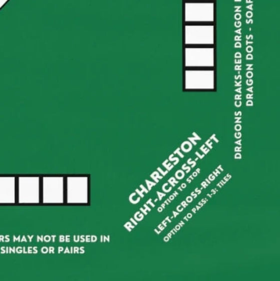 Personalized Panda designed Mahjong Tablecloth  Easy-to-Follow Rules and Instructions  55.1 x 55.1 Size
