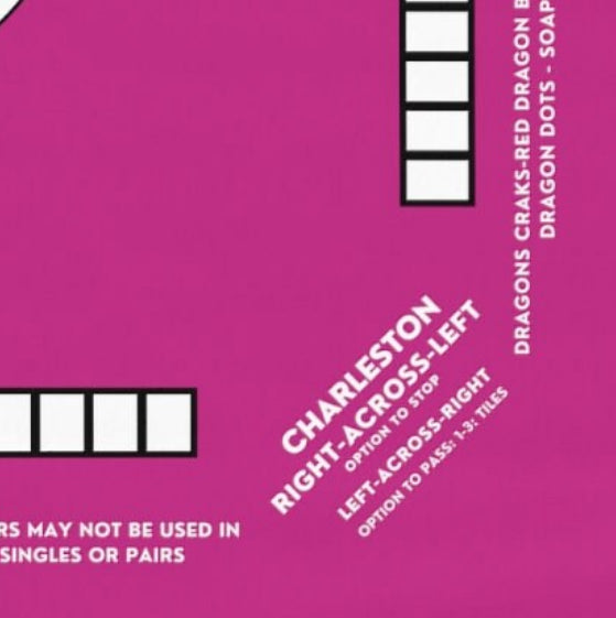Customizable Panda Mahjong Tablecloth Easy-to-Read Instructions