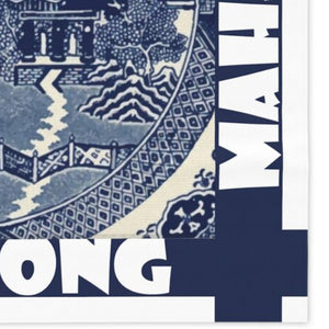 Mahjong Game, Chinoiserie Mahjong Tablecloth, Tablecloth