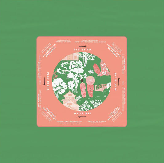 Watermelon Floral Mahjong Tablecloth - Perfect for Mahjong Players, Teams, and Enthusiasts