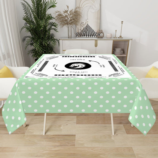 Polka Dot Mahjong Tablecloth – 60 Inch