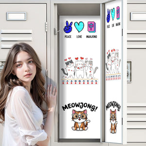 School Locker Magnetic Wallpaper 2 pcs